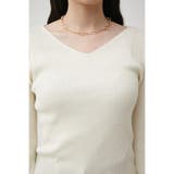 2WAY SLEEVE BUTTON RIB KNIT | AZUL BY MOUSSY | 詳細画像8 