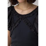 コンビネーション2WAYフリルトップス | AZUL BY MOUSSY | 詳細画像18 