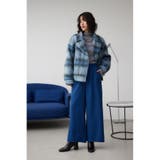 シャギーチェックライダースジャケット | AZUL BY MOUSSY | 詳細画像16