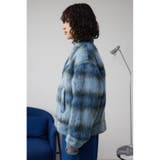 シャギーチェックライダースジャケット | AZUL BY MOUSSY | 詳細画像18