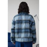 シャギーチェックライダースジャケット | AZUL BY MOUSSY | 詳細画像19