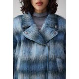 シャギーチェックライダースジャケット | AZUL BY MOUSSY | 詳細画像20