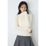 IVOY3 | サムホールリブハイネックニット | AZUL BY MOUSSY