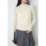 サムホールリブハイネックニット | AZUL BY MOUSSY | 詳細画像3