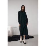 格上げ ポロカラーニットワンピース | AZUL BY MOUSSY | 詳細画像4