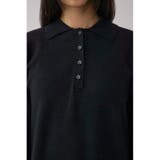 格上げ ポロカラーニットワンピース | AZUL BY MOUSSY | 詳細画像8