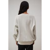 ジャガードロゴニットトップス | AZUL BY MOUSSY | 詳細画像5