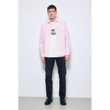 フレンチリネンCOOLMAXストライプシャツ | AZUL BY MOUSSY | 詳細画像15 