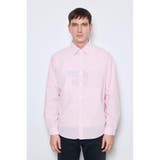 フレンチリネンCOOLMAXストライプシャツ | AZUL BY MOUSSY | 詳細画像16 