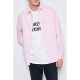 柄PNK5 | フレンチリネンCOOLMAXストライプシャツ | AZUL BY MOUSSY