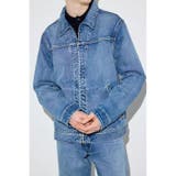 L/BLU1 | ファスナーデザインGジャン | AZUL BY MOUSSY