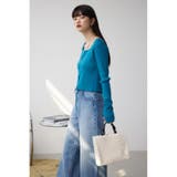ナローハンドルボアミニトートバッグ | AZUL BY MOUSSY | 詳細画像1