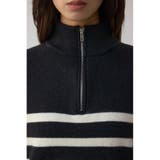 アソートカラーハーフジップニットトップス | AZUL BY MOUSSY | 詳細画像18 