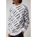 柄WHT5 | 総柄ジャガードロゴニット | AZUL BY MOUSSY