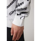 総柄ジャガードロゴニット | AZUL BY MOUSSY | 詳細画像9