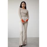 CENTER SLIT COLOR FLARE PT | AZUL BY MOUSSY | 詳細画像33