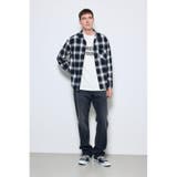 フレンチリネンオンブレーチェックシャツ | AZUL BY MOUSSY | 詳細画像15 