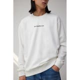 WHT | フェイクスウェード刺繍ロゴトップス | AZUL BY MOUSSY