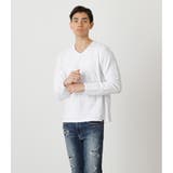 WHT | SHADOW CAMO LONG TEE | AZUL BY MOUSSY