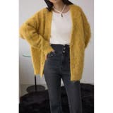 シャギー起毛ニットカーディガン | AZUL BY MOUSSY | 詳細画像1 