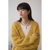 シャギー起毛ニットカーディガン | AZUL BY MOUSSY | 詳細画像2 