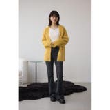シャギー起毛ニットカーディガン | AZUL BY MOUSSY | 詳細画像4 
