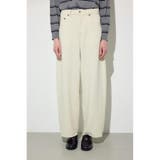 コットンリネンカーブワイドパンツ | AZUL BY MOUSSY | 詳細画像5 