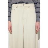 コットンリネンカーブワイドパンツ | AZUL BY MOUSSY | 詳細画像8 