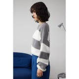 シャギーボーダープルオーバー | AZUL BY MOUSSY | 詳細画像5 