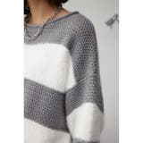 シャギーボーダープルオーバー | AZUL BY MOUSSY | 詳細画像8 