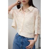 IVOY3 | ハーフスリーブクロップドレースシャツ | AZUL BY MOUSSY
