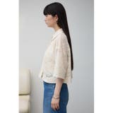 ハーフスリーブクロップドレースシャツ | AZUL BY MOUSSY | 詳細画像5