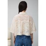 ハーフスリーブクロップドレースシャツ | AZUL BY MOUSSY | 詳細画像6