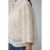 ハーフスリーブクロップドレースシャツ | AZUL BY MOUSSY | 詳細画像8