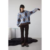 アーガイルシャギーニット | AZUL BY MOUSSY | 詳細画像17 