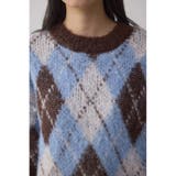 アーガイルシャギーニット | AZUL BY MOUSSY | 詳細画像21 