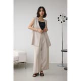 イージーケアリネンライクジレ | AZUL BY MOUSSY | 詳細画像21 