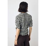 チェックシャーリング半袖シャツ | AZUL BY MOUSSY | 詳細画像3