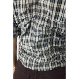 チェックシャーリング半袖シャツ | AZUL BY MOUSSY | 詳細画像6