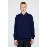 カシミヤミックスポロカラーニットトップス | AZUL BY MOUSSY | 詳細画像18