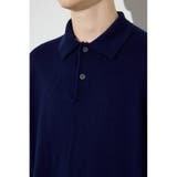 カシミヤミックスポロカラーニットトップス | AZUL BY MOUSSY | 詳細画像21