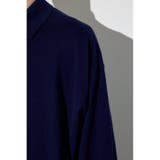 カシミヤミックスポロカラーニットトップス | AZUL BY MOUSSY | 詳細画像22
