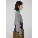 パネルドレープレイヤードセットニット | AZUL BY MOUSSY | 詳細画像23 