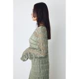 クロシェフレアスリーブニットトップス | AZUL BY MOUSSY | 詳細画像22 