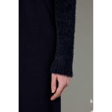 Wジップシャギーカーデセットニットワンピース | AZUL BY MOUSSY | 詳細画像11 