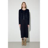 Wジップシャギーカーデセットニットワンピース | AZUL BY MOUSSY | 詳細画像4 