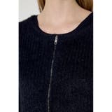 Wジップシャギーカーデセットニットワンピース | AZUL BY MOUSSY | 詳細画像7 