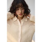 メッシュポロニット | AZUL BY MOUSSY | 詳細画像1