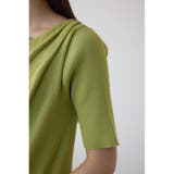 ドレープデザイン5分袖リブニット | AZUL BY MOUSSY | 詳細画像29 