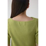 ドレープデザイン5分袖リブニット | AZUL BY MOUSSY | 詳細画像28 